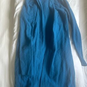 Women's Blue Long Coat